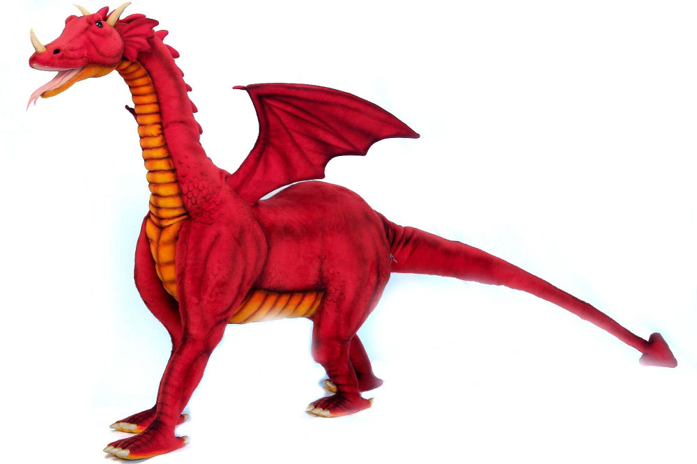 life size dragon stuffed animal