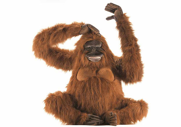 life size orangutan stuffed animal